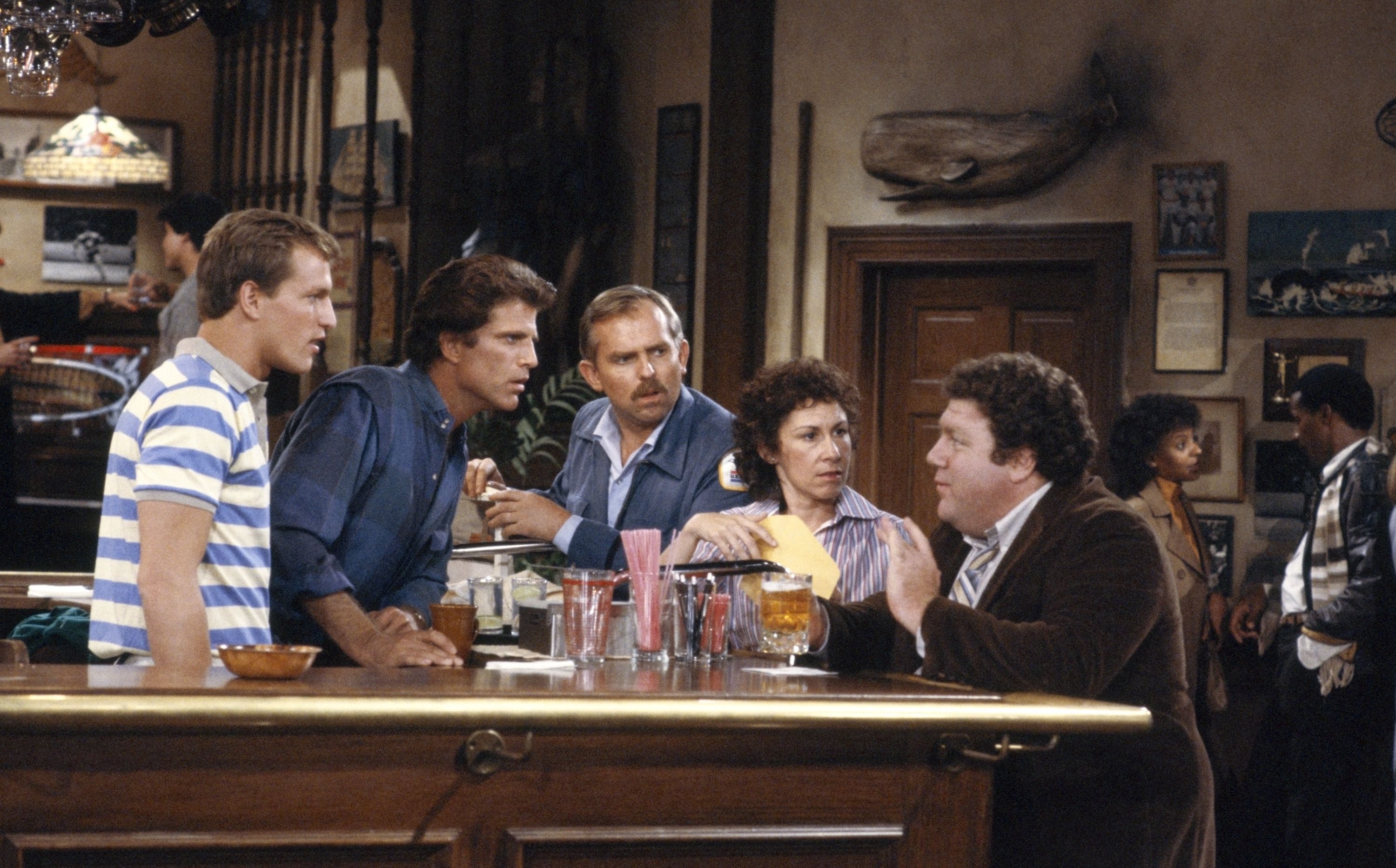 Retro illustrated card image for Cheers