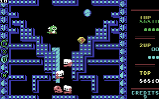 screenshot bubble bobble game