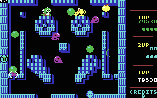screenshot bubble bobble game