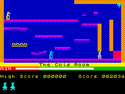 screenshot manic miner game
