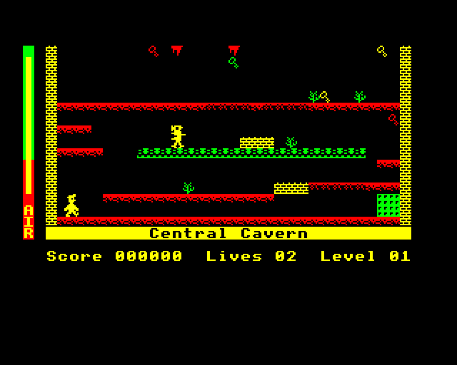 screenshot manic miner game