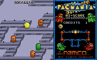 screenshot pacmania