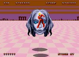 space harrier screenshot of game play